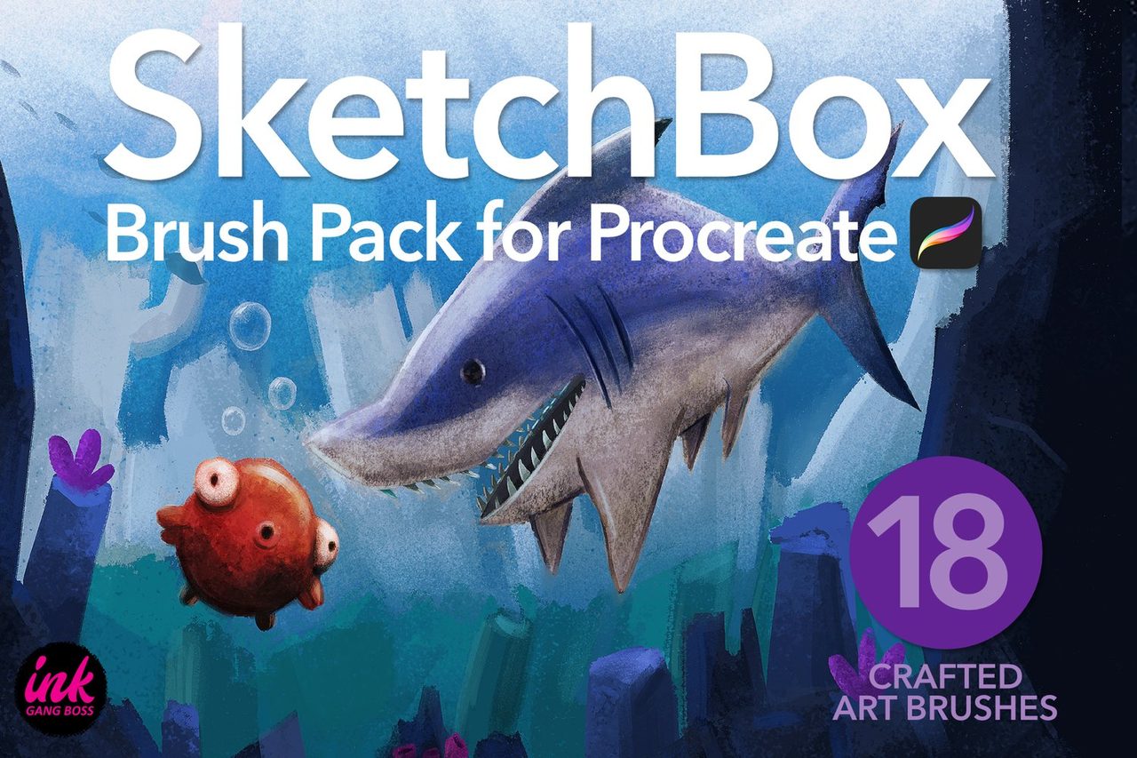 SketchBox brush pack for Procreate